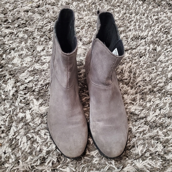 Sorel Lolla Cut-out Bootie Ankle Boots Gray NL3384-052 Sz 8.5 women's bo… - Picture 2 of 8